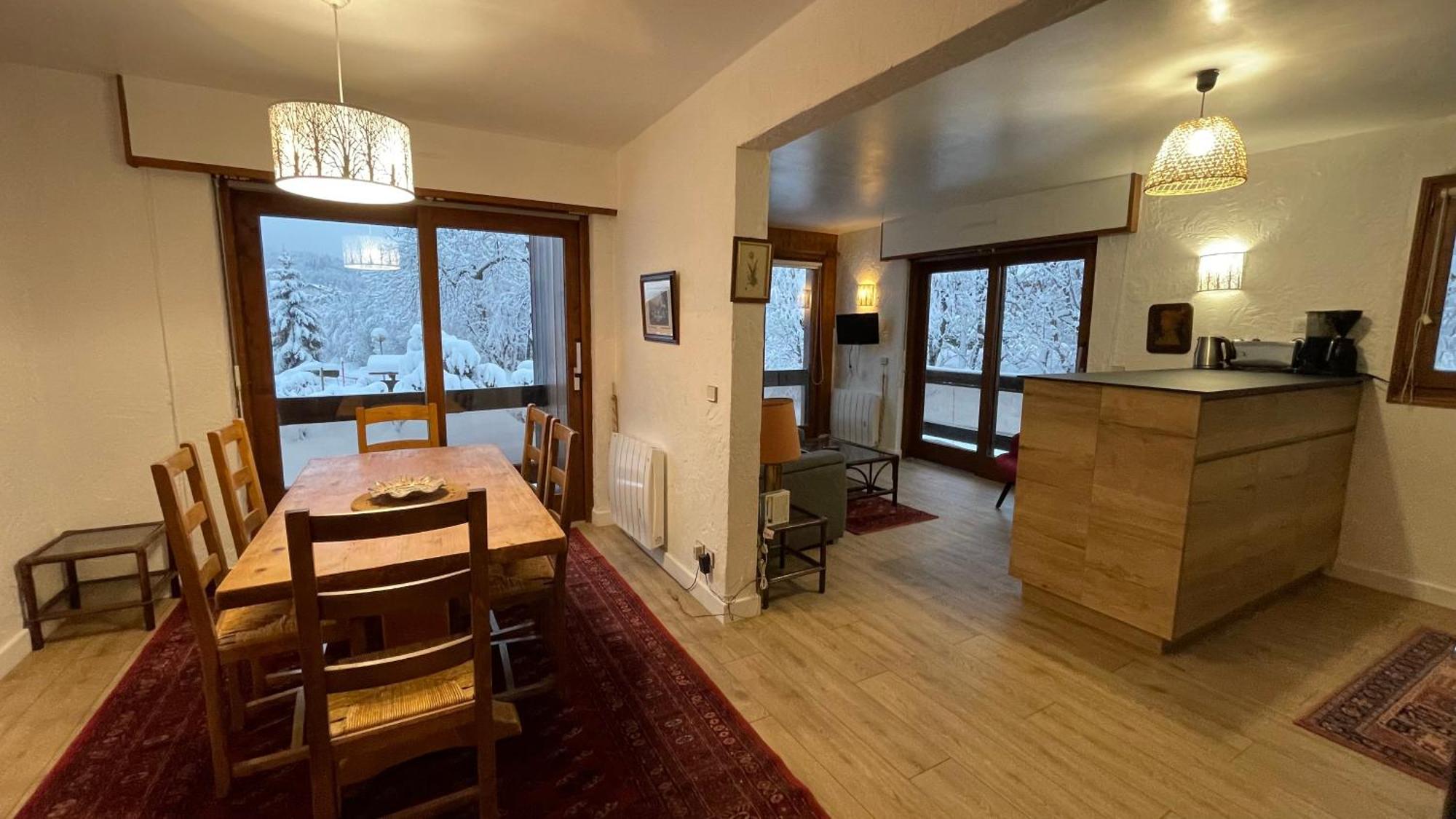 Les Comtes De Savoie - Appartement Renove Proche Du Centre De Megeve Avec Vue Sur Le Mont D'Arbois Екстер'єр фото